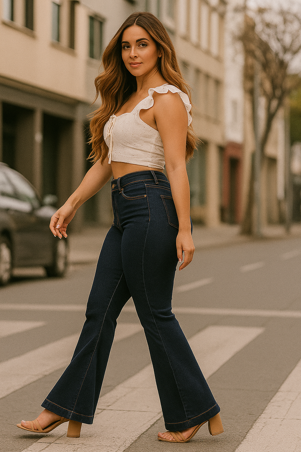 Bota Flare Jeans