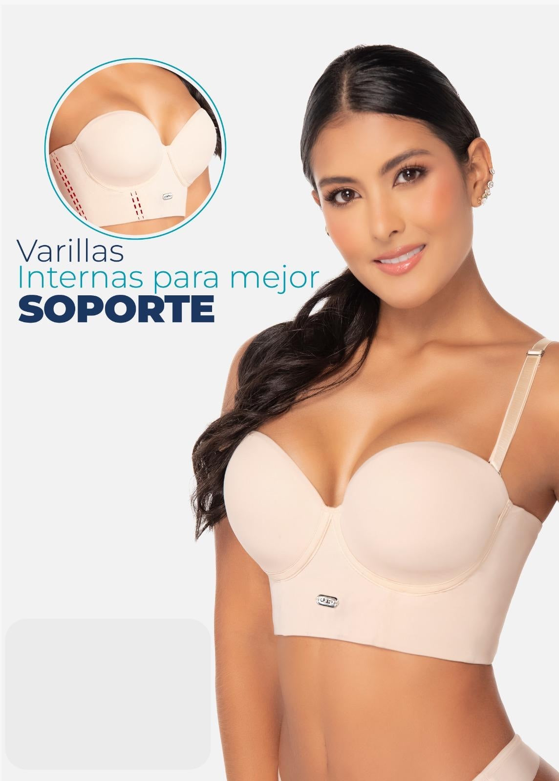 Brasier Strapless Tipo Bustier