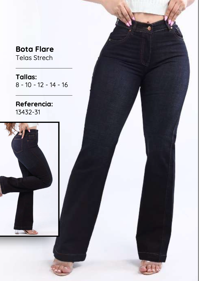 Bota Flare Jean 13432-31