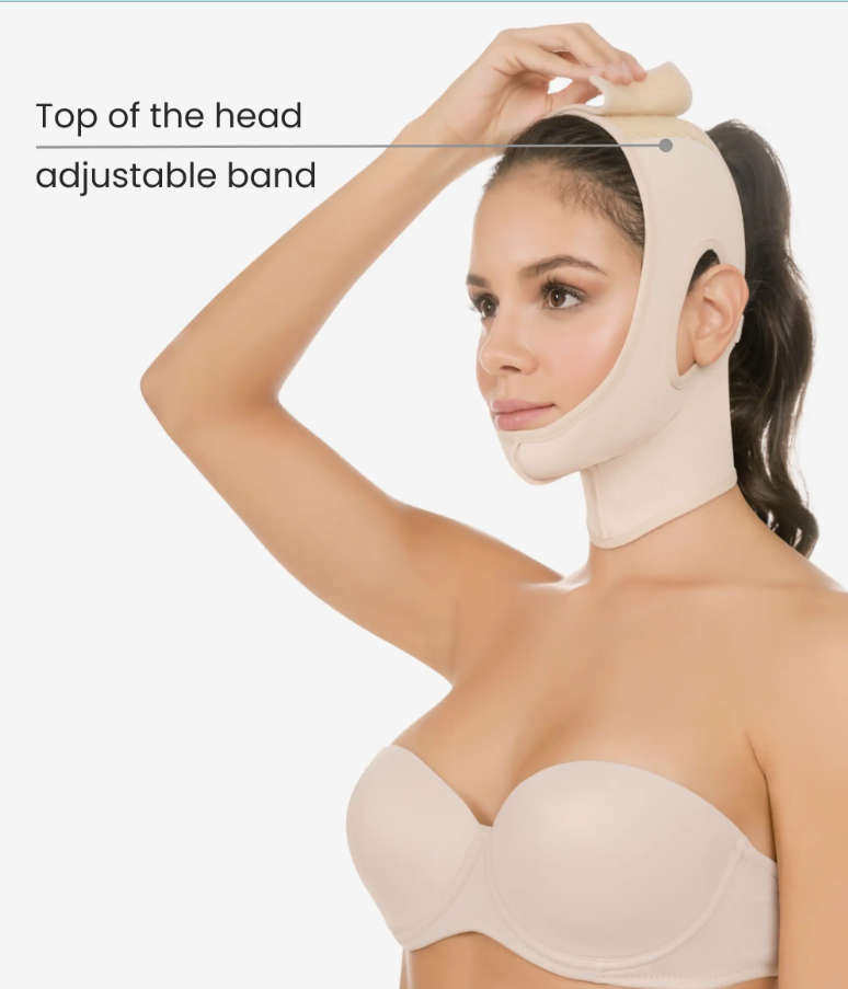 Post-Surgery compression face wrap