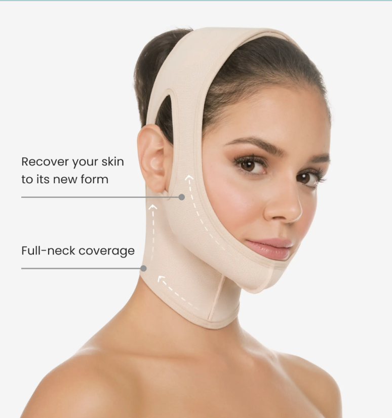 Post-Surgery compression face wrap