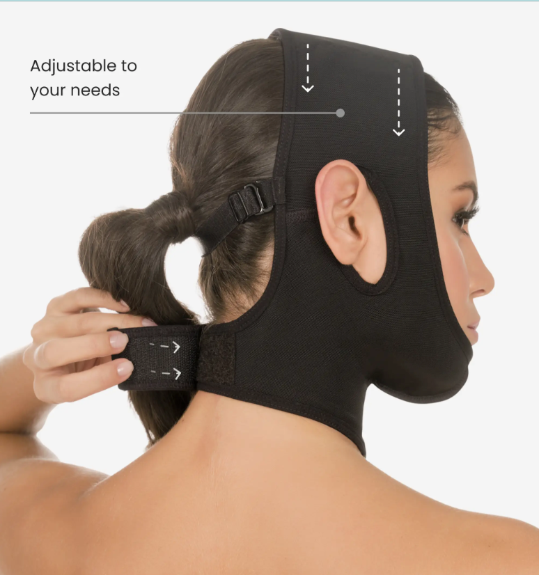 Post-Surgery compression face wrap