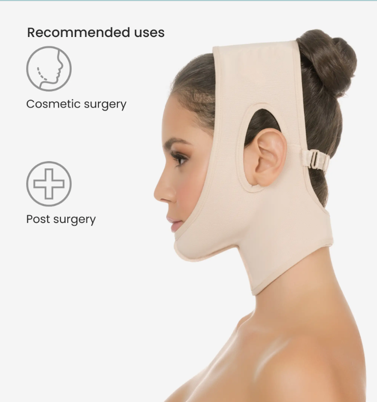 Post-Surgery compression face wrap