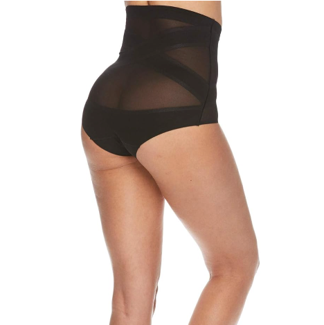 Laser Cut Power Mesh Brief