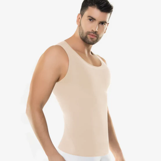 Men's seamless control compression shirt