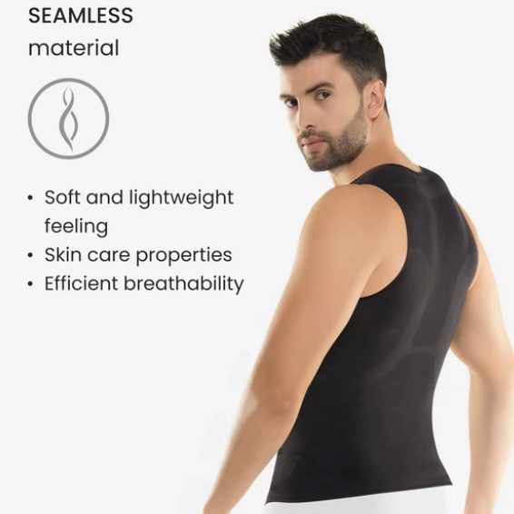 Men's seamless control compression shirt
