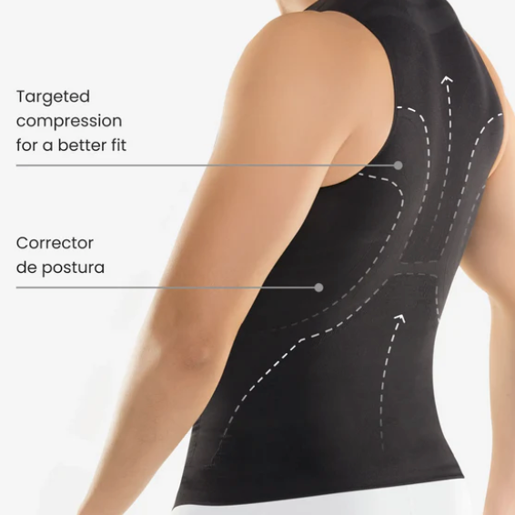 Men's seamless control compression shirt