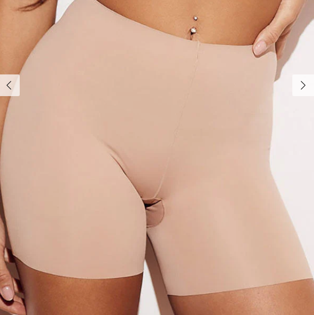 Raw-Edge Laser Cut Seamless Panty Short