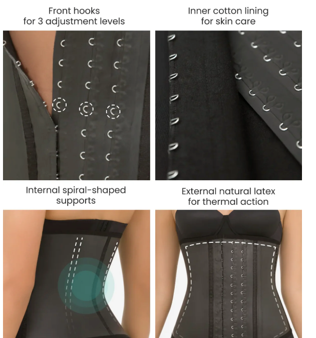 Slimming thermal waist cincher