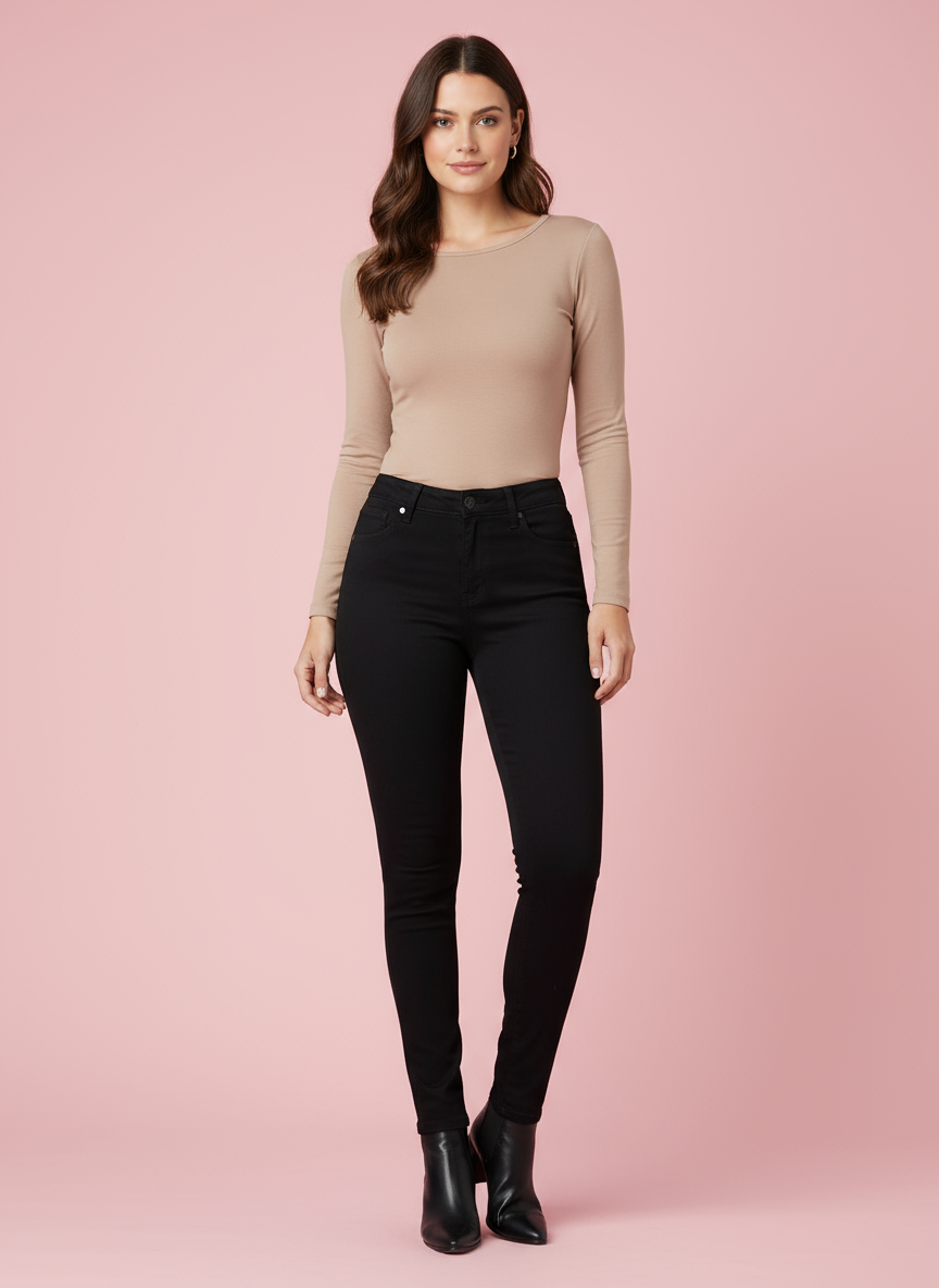 Bota Skinny Jean 10313-00 - Clean Full Body Model