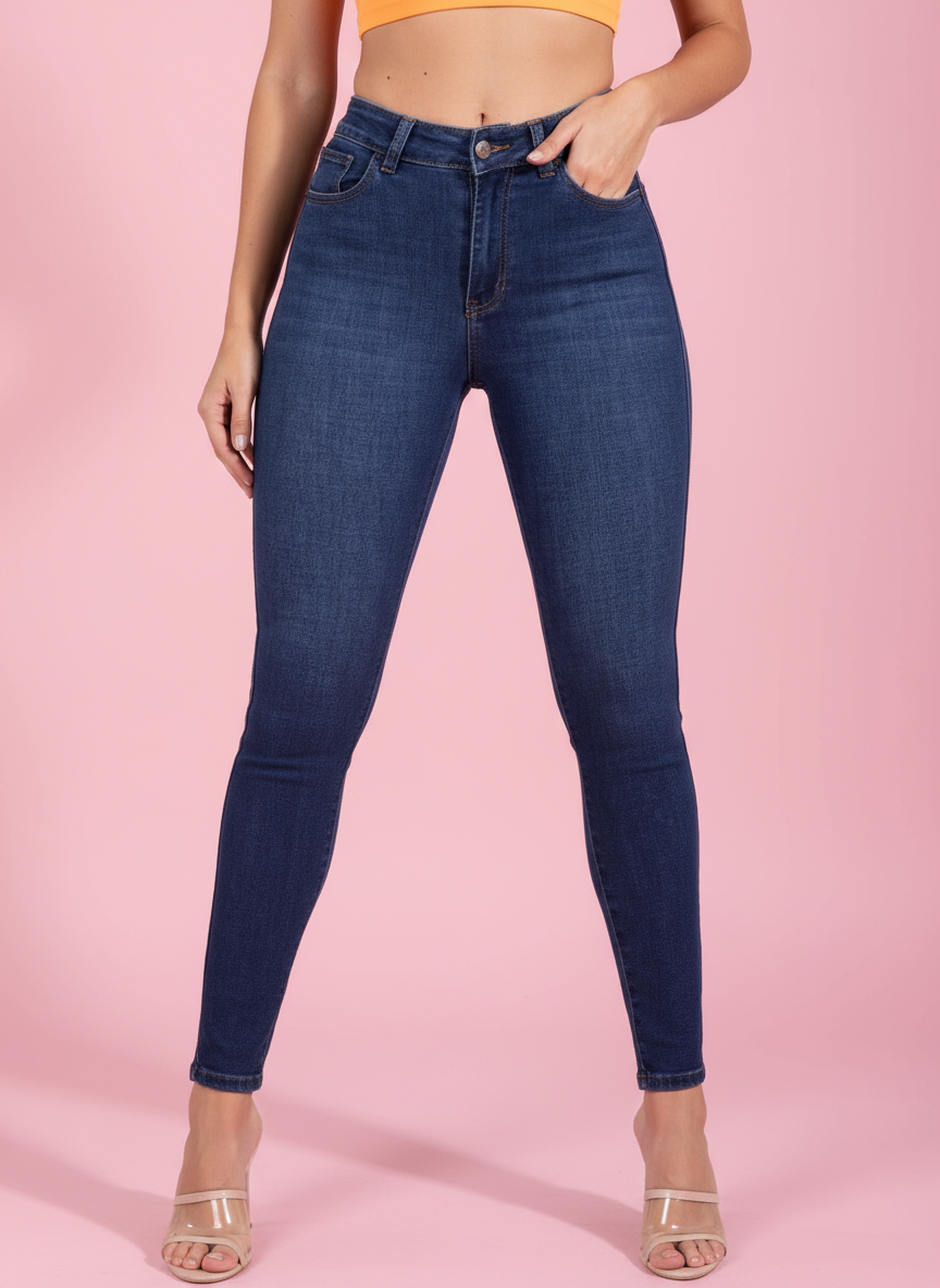 Bota Skinny Jean-13432-19 - Clean Full Body Model