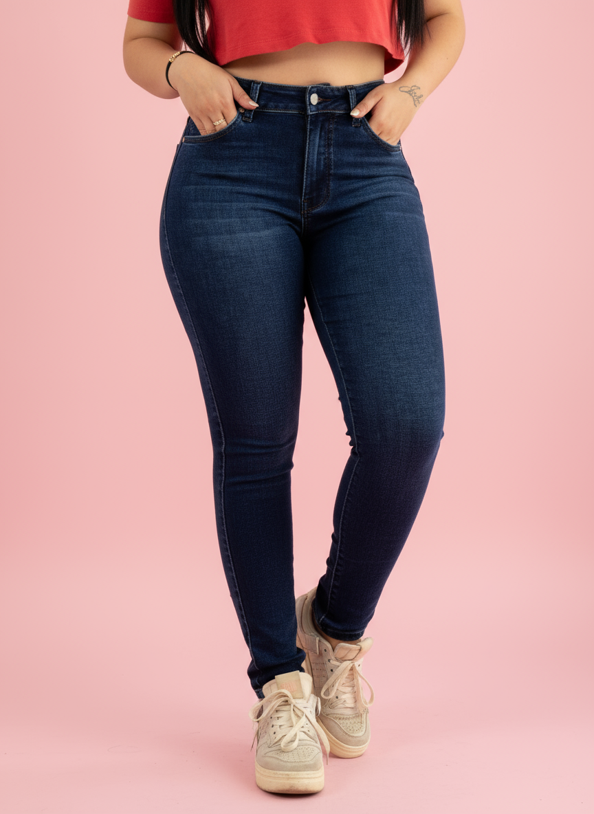 Bota Skinny Jean 13432-20 - Clean Full Body Model