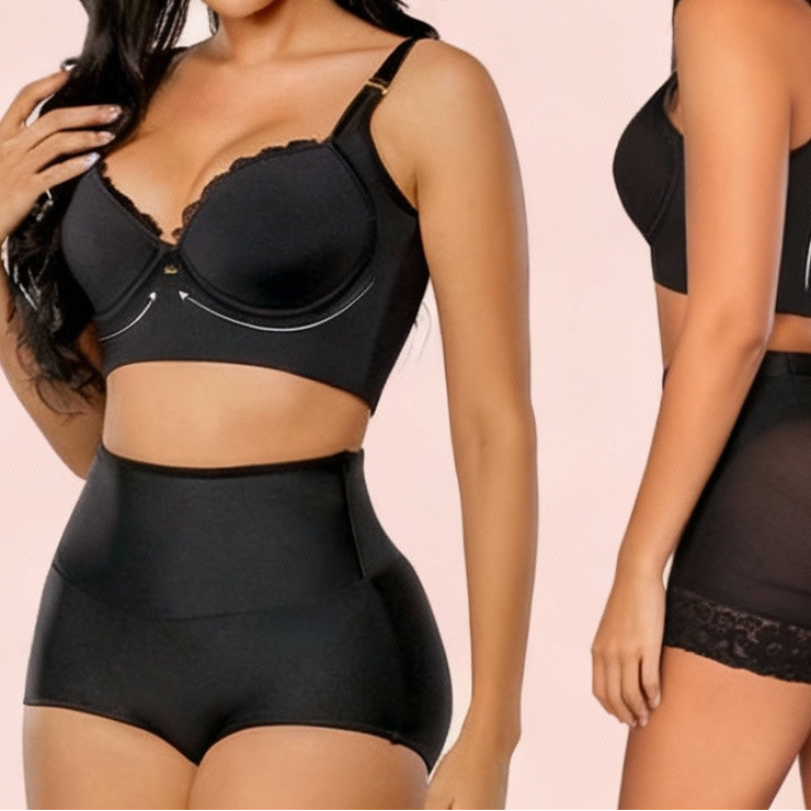 Bra - Clean with #f6c8cf Pink Background