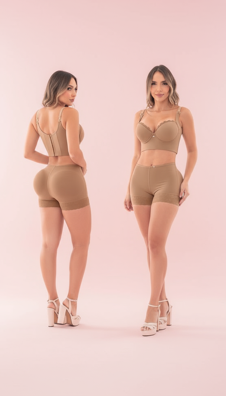 Panty Tipo Boxer Ultrainvisible Triple Realce - Studio Background